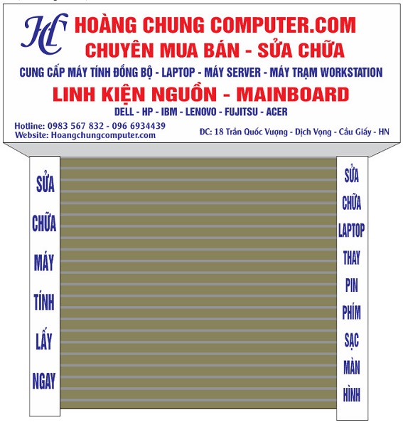 Trung tâm sửa máy tính dell ở cầu giấy